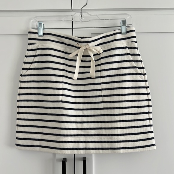 J. Crew Dresses & Skirts - J.Crew Striped Terry Mini Beach Skirt Size XS